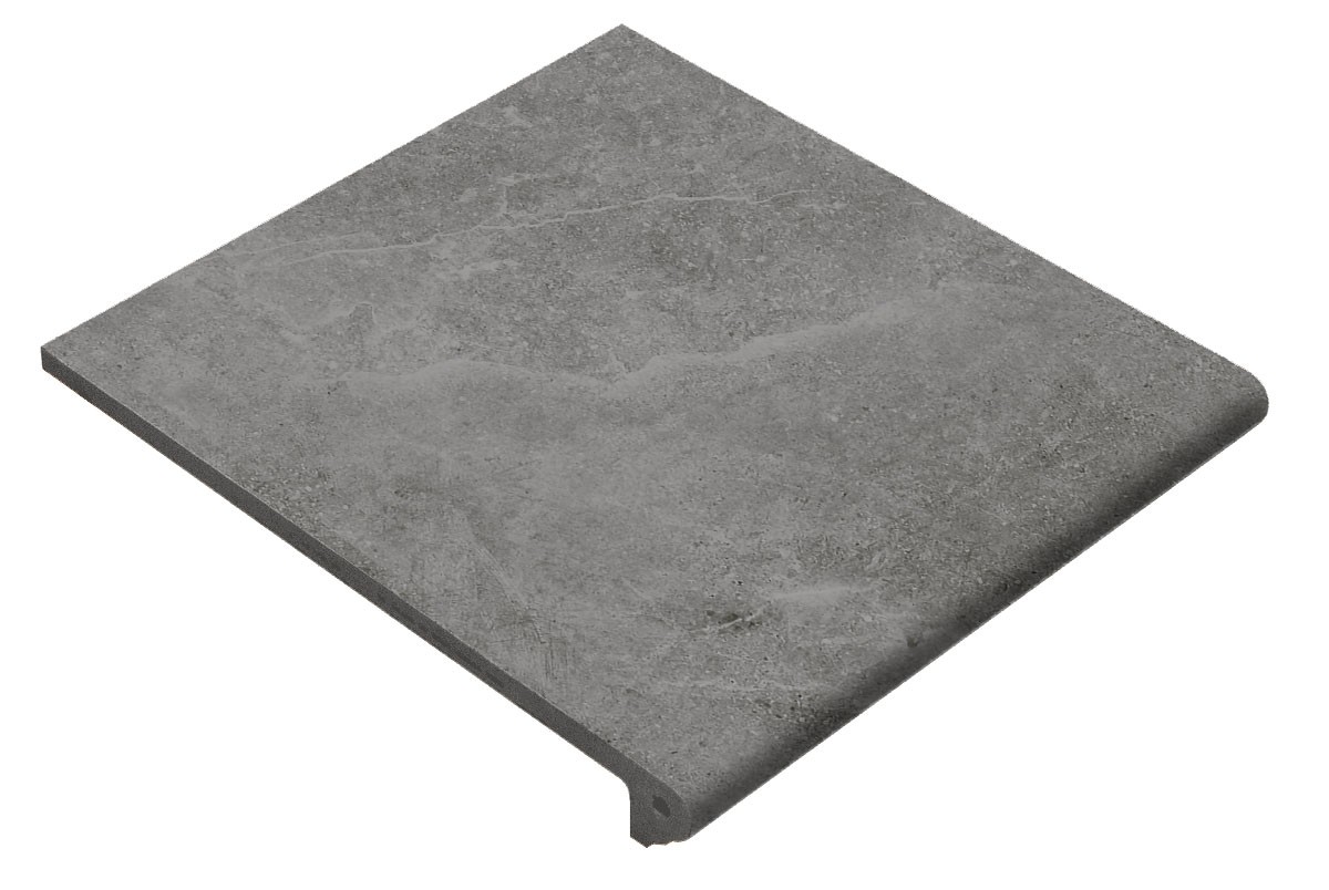 Клинкер Gres de Aragon 33x30 Peldaño Redondo 30 Petra Antracita Ant. матовая Клинкер Gres de Aragon 33x30 Peldaño Redondo 30 Petra Antracita Ant. матовая