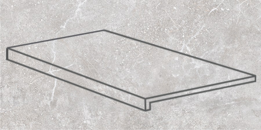 Gres de Aragon 60x30 Ступень Petra Gris Anti Slip Recto Gres de Aragon 60x30 Ступень Petra Gris Anti Slip Recto