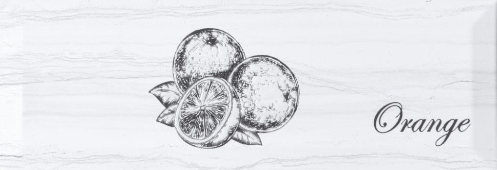 Плитка декор 30x10 Фрут Лагуна Апельсин глянцевая Monopole Плитка декор 30x10 Фрут Лагуна Апельсин глянцевая Monopole