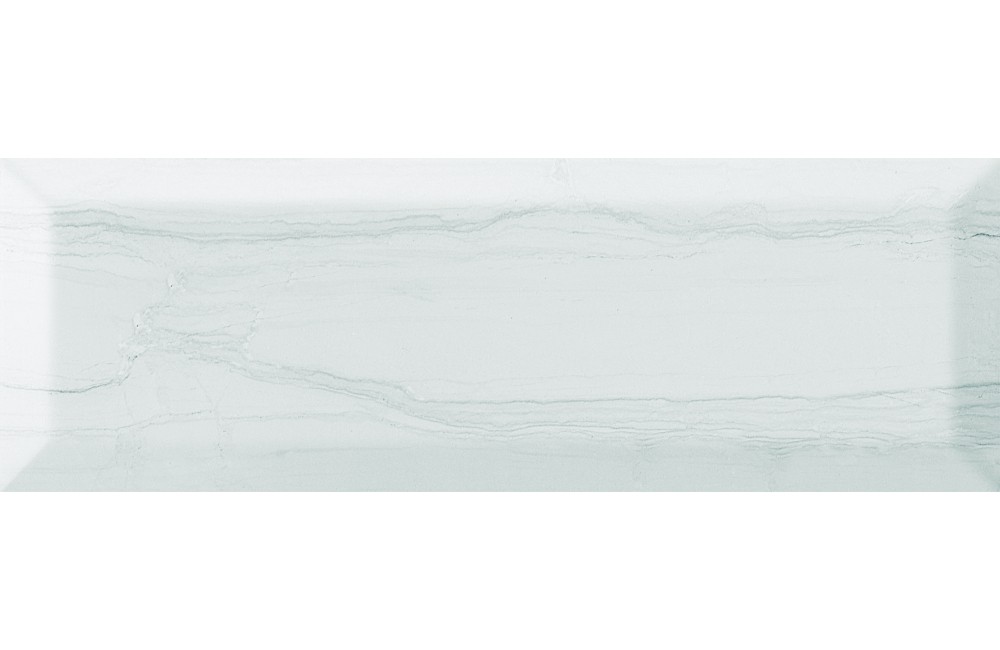 Плитка настенная 30x10 Лагуна белая с фаской глянцевая Monopole Плитка настенная 30x10 Лагуна белая с фаской глянцевая Monopole