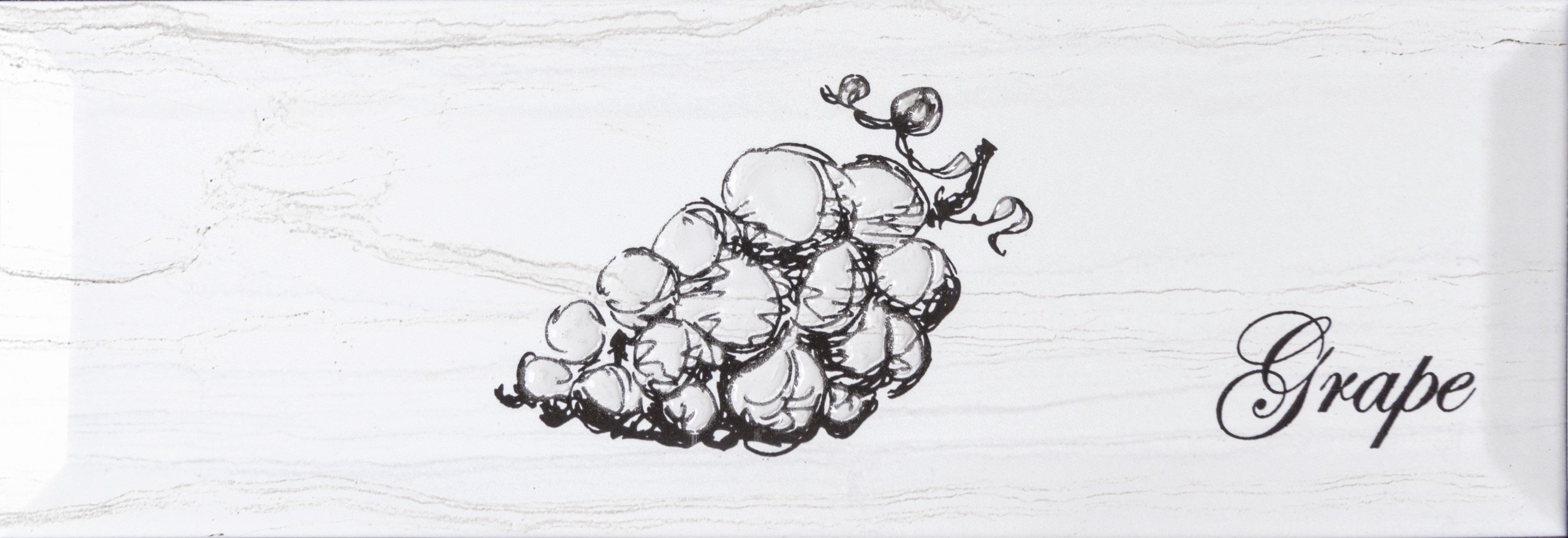 Плитка декор 30x10 Фрут Лагуна Виноград глянцевая Monopole Плитка декор 30x10 Фрут Лагуна Виноград глянцевая Monopole