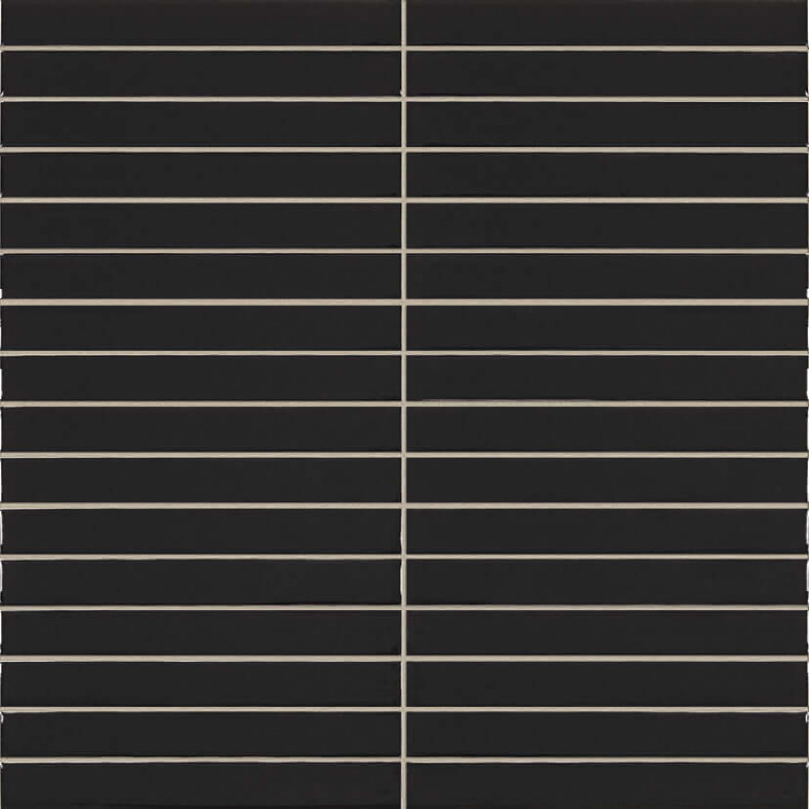 Плитка 35x35 Kromo Pencil Black См глянцевая черный La Platera Плитка 35x35 Kromo Pencil Black См глянцевая черный La Platera