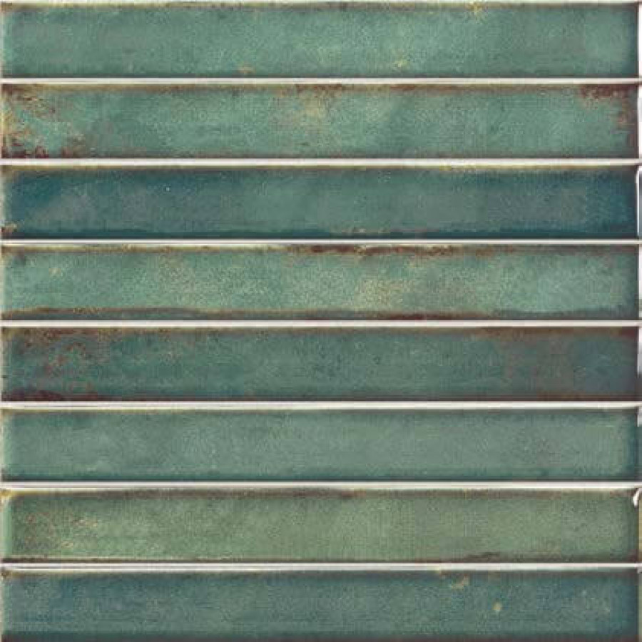 Плитка 35x35 Raku Brick Emerald См 9.2мм глянцевая зеленый La Platera Плитка 35x35 Raku Brick Emerald См 9.2мм глянцевая зеленый La Platera