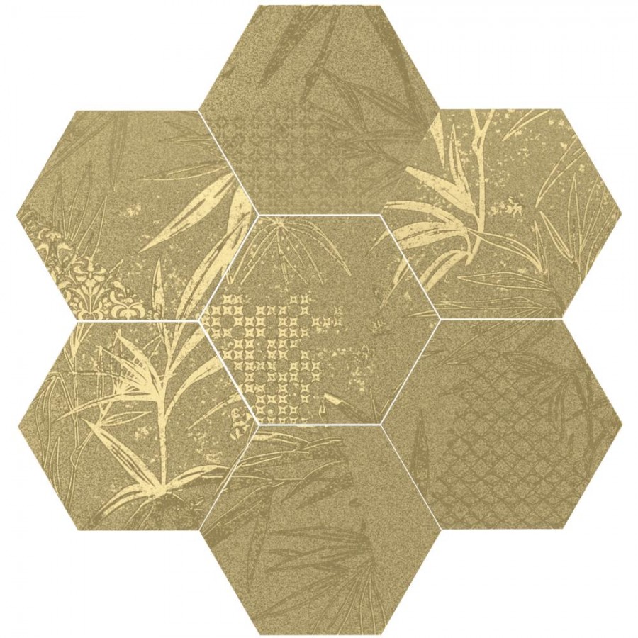 Керамогранит 17x15 Magnet Tropic Gold сатин листья золотой Dune Керамогранит 17x15 Magnet Tropic Gold сатин листья золотой Dune