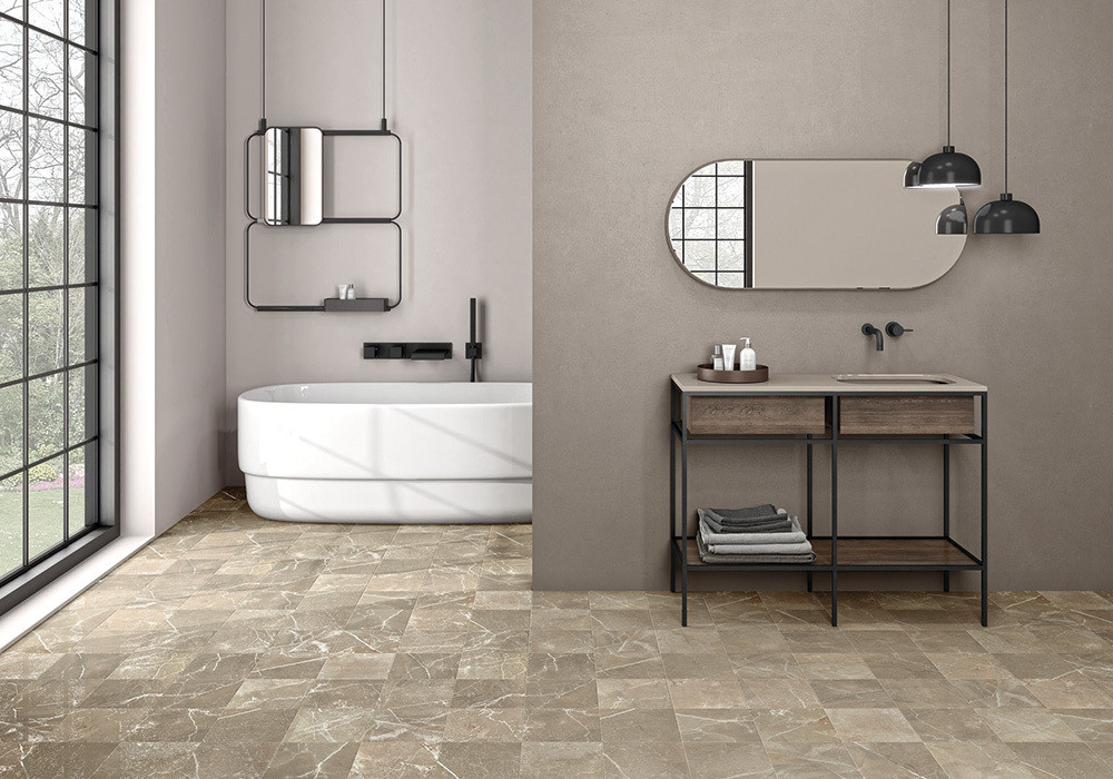 Плитка 22x22 White Kyros матовая белый бетон Harmony Плитка 22x22 White Kyros матовая белый бетон Harmony