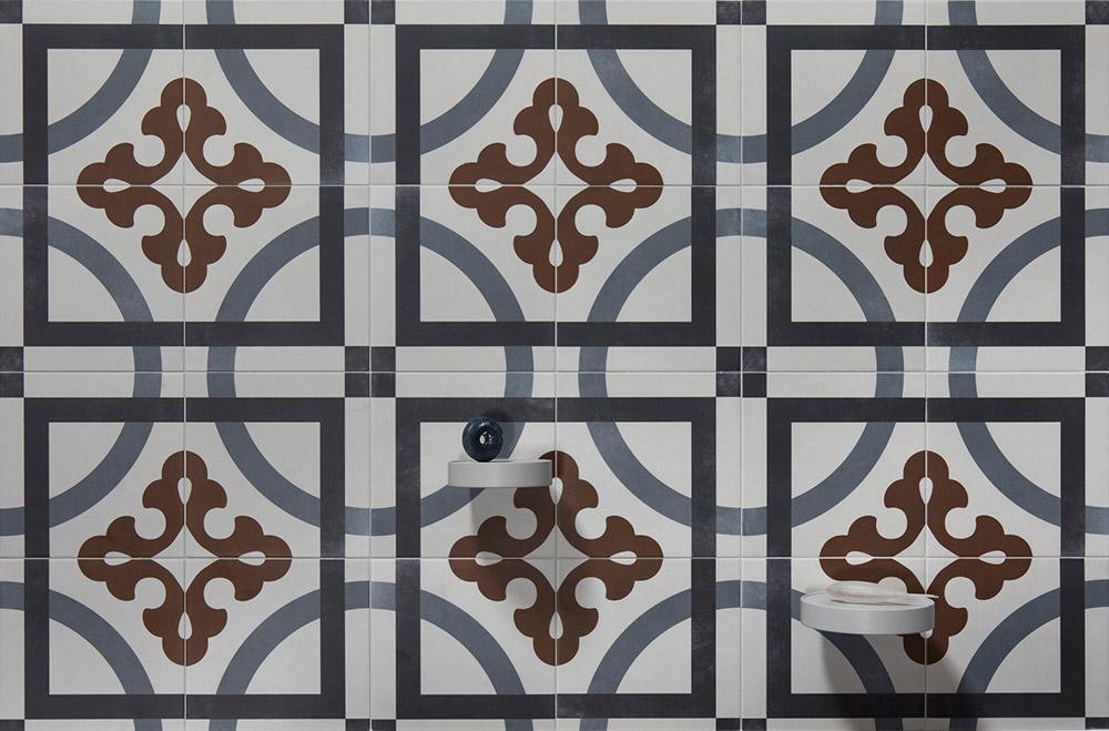 Керамогранит 20x20 Iris Mat Aruba матовая белый орнамент Harmony Керамогранит 20x20 Iris Mat Aruba матовая белый орнамент Harmony