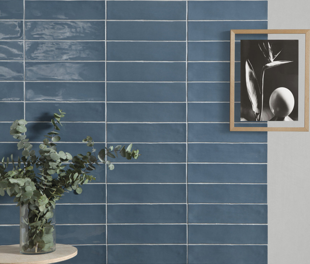 Плитка argila 30x8 Azure Poitiers глянцевая голубой Harmony Плитка argila 30x8 Azure Poitiers глянцевая голубой Harmony