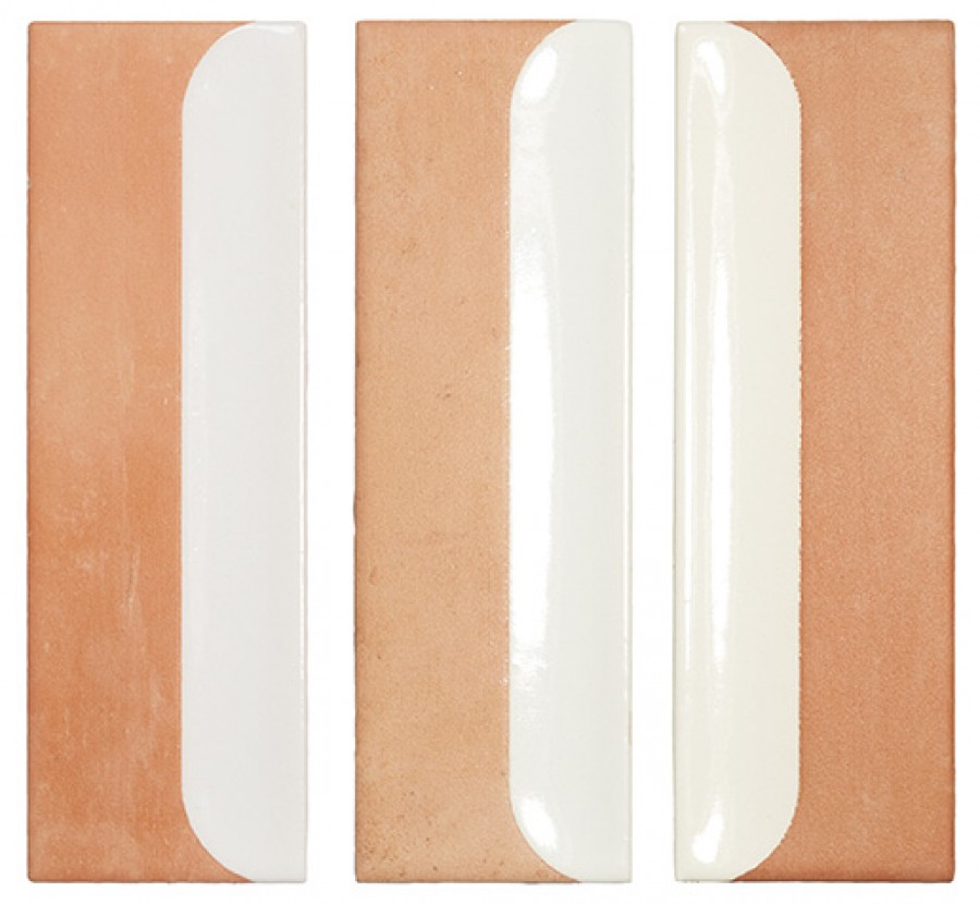 Плитка 5x16 Боу декор терракотовый 85 шт//м2 комбинированная DNA Tiles Плитка 5x16 Боу декор терракотовый 85 шт//м2 комбинированная DNA Tiles