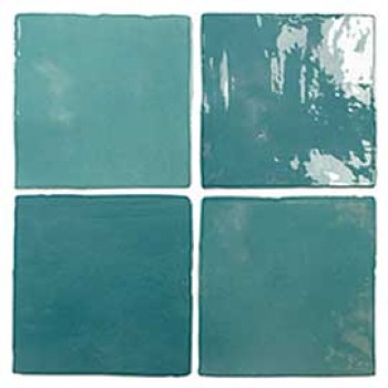 Плитка 13x13 Флеш Туркес/бирюзовая глянцевая DNA Tiles Плитка 13x13 Флеш Туркес/бирюзовая глянцевая DNA Tiles