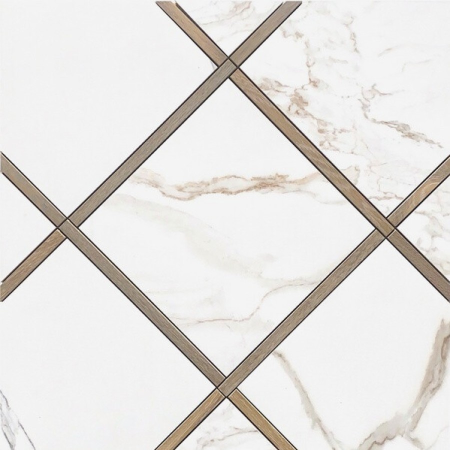 Керамогранит Fap Ceramiche ROMA INCROCI CALACATTA AVANA LUX Керамогранит Fap Ceramiche ROMA INCROCI CALACATTA AVANA LUX