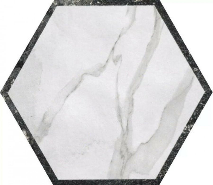 Плитка Fap Ceramiche ROMA DECO ESAGONO STATUARIO GRAFITE Плитка Fap Ceramiche ROMA DECO ESAGONO STATUARIO GRAFITE