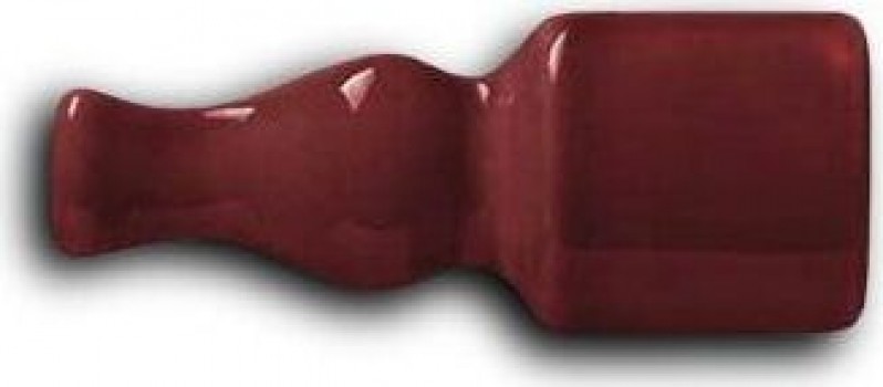 Вставка 5x2 Wine Finale Angolo Luc Vintage глянцевая, рельефная бордовый однотонный Ceramiche Grazia Вставка 5x2 Wine Finale Angolo Luc Vintage глянцевая, рельефная бордовый однотонный Ceramiche Grazia