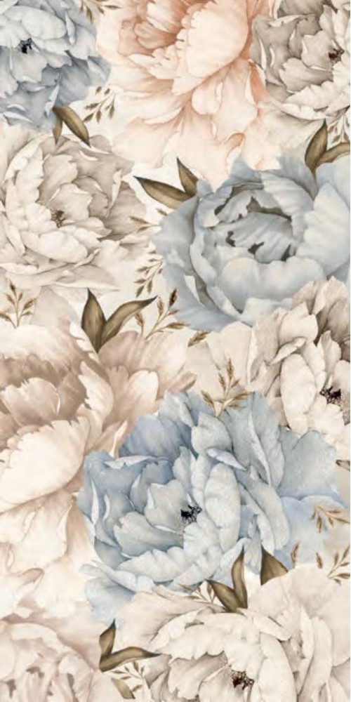 Керамогранит La Fenice 120x60 Lumiere Dec.peonie матовая Керамогранит La Fenice 120x60 Lumiere Dec.peonie матовая
