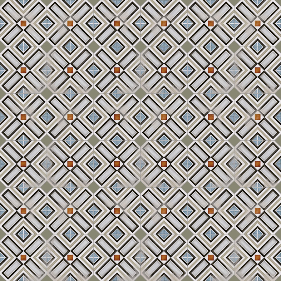 Плитка 20x20 Multicolor Ritter Octogono Matt Vodevil матовая, неполированная мультиколор камень Vives Плитка 20x20 Multicolor Ritter Octogono Matt Vodevil матовая, неполированная мультиколор камень Vives