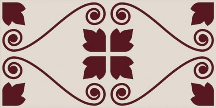 Плитка 20x10 Cereza Huchette Matt Mugat/Rivoli матовая белый узор Vives Плитка 20x10 Cereza Huchette Matt Mugat/Rivoli матовая белый узор Vives