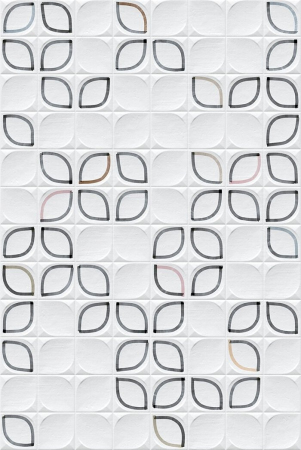 Плитка 15x15 Multicolor Zulu Brillo Etnia глянцевая, рельефная белый рельеф Vives Плитка 15x15 Multicolor Zulu Brillo Etnia глянцевая, рельефная белый рельеф Vives