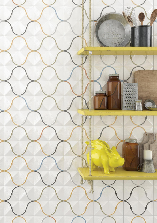 Плитка 20x20 Grafito Oromo Matt Etnia матовая, рельефная белый рельеф Vives Плитка 20x20 Grafito Oromo Matt Etnia матовая, рельефная белый рельеф Vives