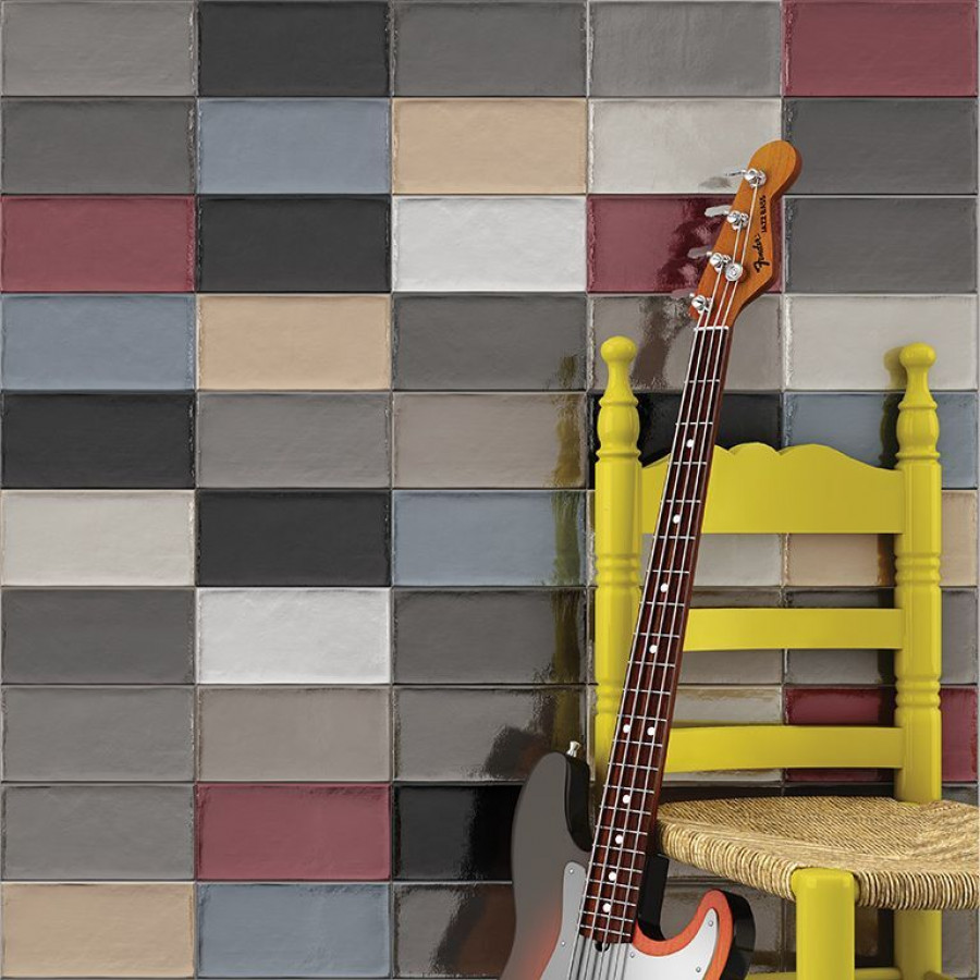 Плитка 20x10 Gris Matt Etnia матовая серый однотонный Vives Плитка 20x10 Gris Matt Etnia матовая серый однотонный Vives