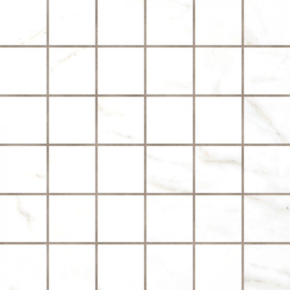 Плитка Estima мозаика 30x30 ID 01 (5х5) полированный белый