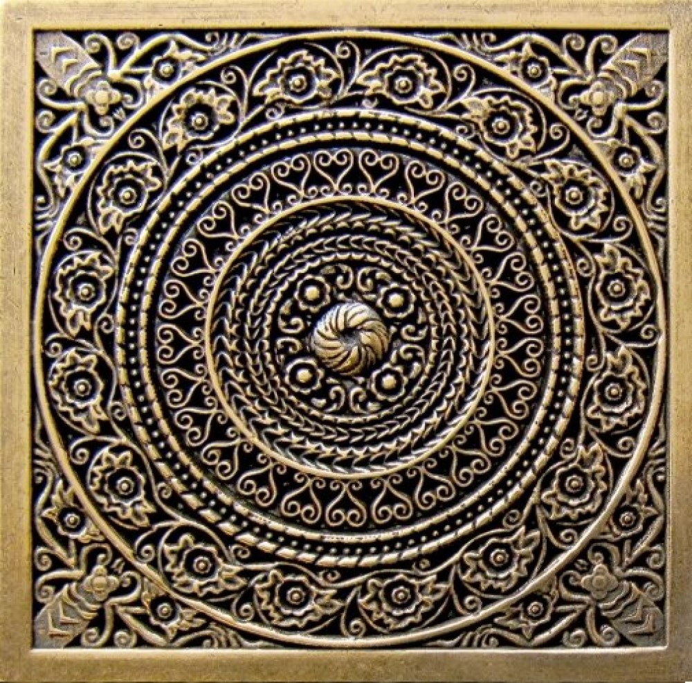 Плитка Rosal Shined brass (бронза полированная) 6х6 полированная Moneli Плитка Rosal Shined brass (бронза полированная) 6х6 полированная Moneli