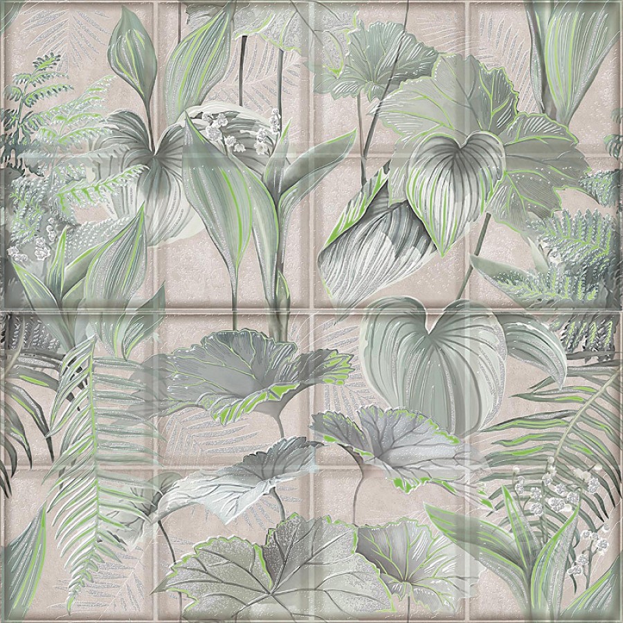 Керамическая плитка Керлайф Панно 63.0*63.0 MAIOLICA CREMA (2 шт) Керамическая плитка Керлайф Панно 63.0*63.0 MAIOLICA CREMA (2 шт)