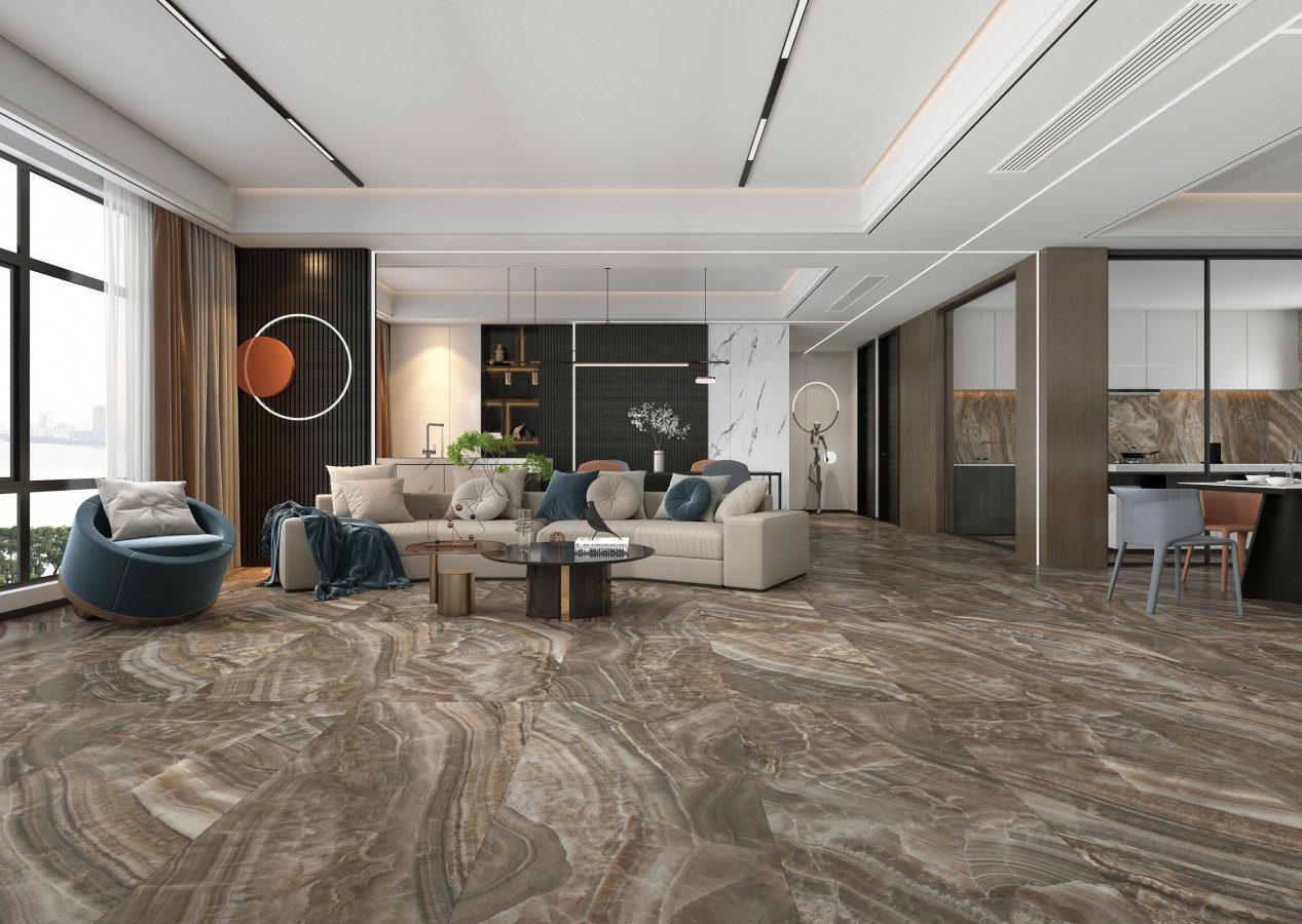 Керамогранит 120x60 Onyx BHC-6002 мрамор полированная коричневый 10мм Basconi Home Керамогранит 120x60 Onyx BHC-6002 мрамор полированная коричневый 10мм Basconi Home