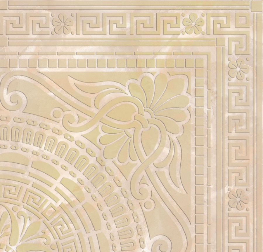 Плитка фриз 50x50 VERSACE декор 47 Rulex бежевый глянцевая 9мм Eurotile Плитка фриз 50x50 VERSACE декор 47 Rulex бежевый глянцевая 9мм Eurotile