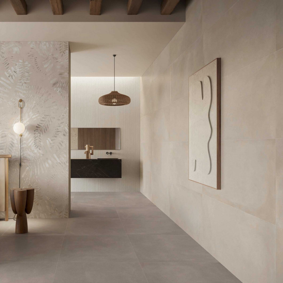 Керамогранит 120x60 Clay Soft Prima матовая серый бетон 9мм Caesar Керамогранит 120x60 Clay Soft Prima матовая серый бетон 9мм Caesar