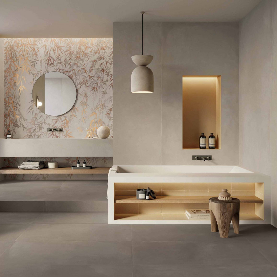 Керамогранит 120x60 Lead Soft Prima матовая серый бетон 9мм Caesar Керамогранит 120x60 Lead Soft Prima матовая серый бетон 9мм Caesar