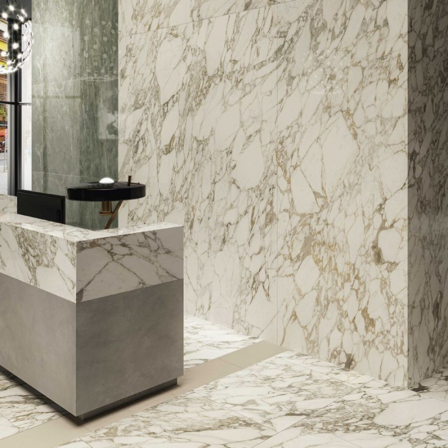 Керамогранит 120x60 Apuan Gold Luc Rt Anima Ever полированная серый мрамор Caesar Керамогранит 120x60 Apuan Gold Luc Rt Anima Ever полированная серый мрамор Caesar