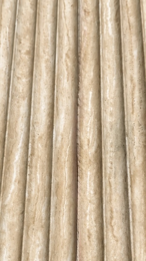 Стеновая панель 280x10 Wave Travertine QY260623E Bonaparte Стеновая панель 280x10 Wave Travertine QY260623E Bonaparte