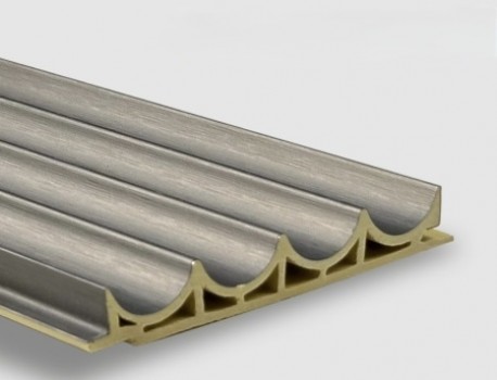 Стеновая панель 280x10 Wave dark metal QY260723E Bonaparte Стеновая панель 280x10 Wave dark metal QY260723E Bonaparte