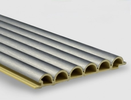 Стеновая панель 280x12 Pipe silver metal Bonaparte Стеновая панель 280x12 Pipe silver metal Bonaparte