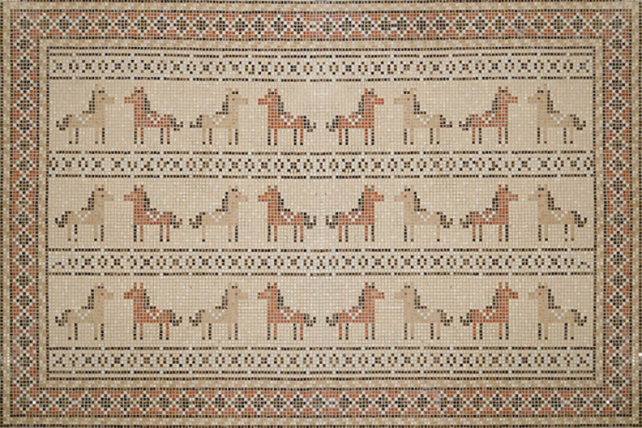 Панно 270x180 См Лошадки бежевый Art Natura Панно 270x180 См Лошадки бежевый Art Natura