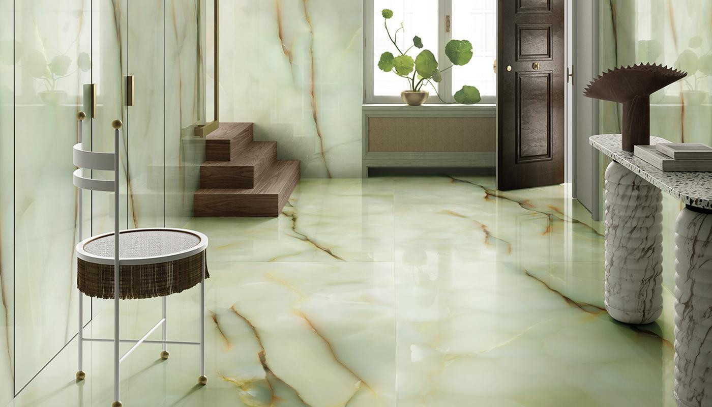 Керамогранит 278x120 Giada Lappato Tele Di Marmo Pure Onyx лаппатированная зеленый оникс 6.5мм Emil Ceramica Керамогранит 278x120 Giada Lappato Tele Di Marmo Pure Onyx лаппатированная зеленый оникс 6.5мм Emil Ceramica