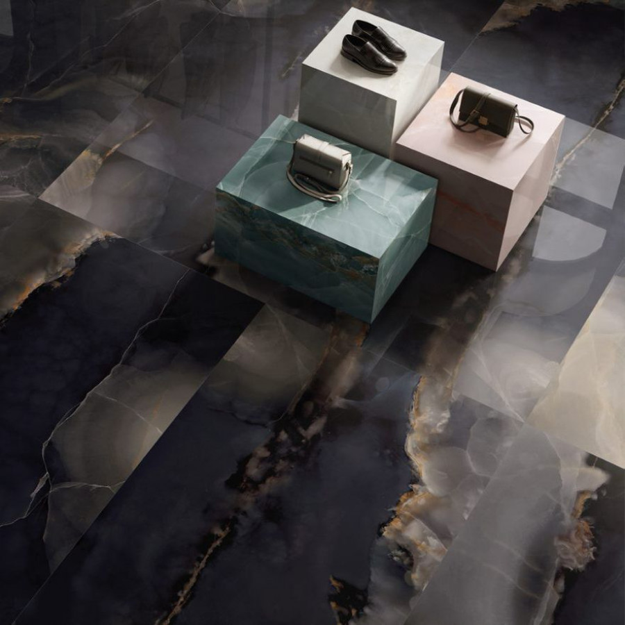 Керамогранит 278x120 Black Lappato Tele Di Marmo Onix лаппатированная черный оникс Emil Ceramica Керамогранит 278x120 Black Lappato Tele Di Marmo Onix лаппатированная черный оникс Emil Ceramica