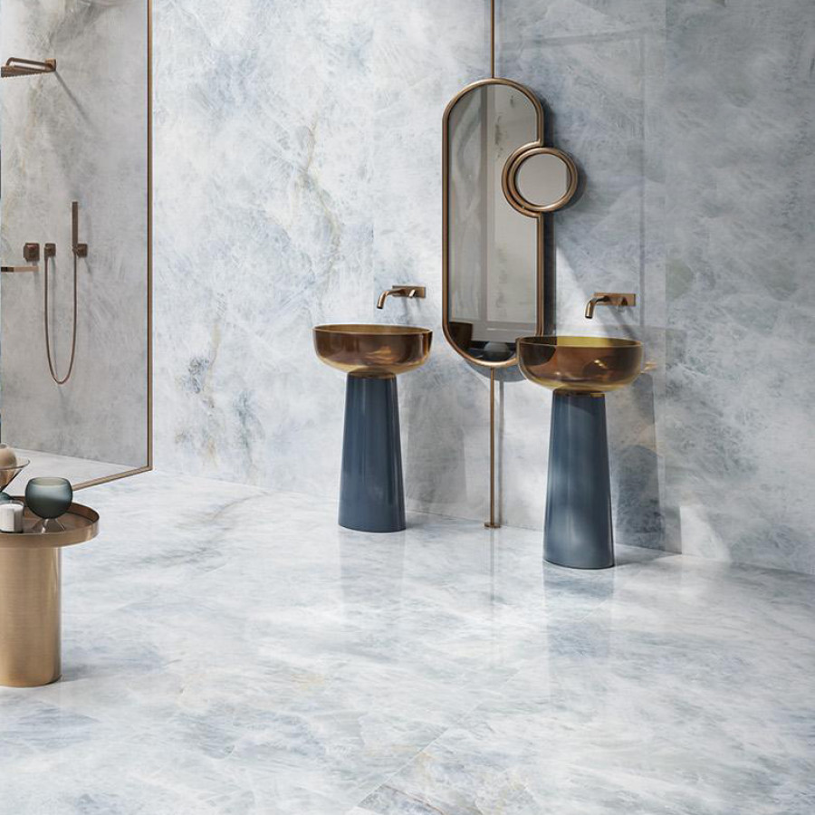 Керамогранит 278x120 Crystal Azure Full Lappato Rett Tele Di Marmo Precious глянцевая белый мрамор 6.5мм Emil Ceramica Керамогранит 278x120 Crystal Azure Full Lappato Rett Tele Di Marmo Precious глянцевая белый мрамор 6.5мм Emil Ceramica