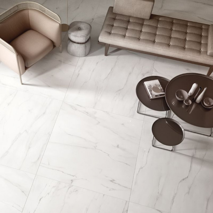 Керамогранит 120x60 Lincoln Lap Elements Lux лаппатированная белый мрамор 10мм Keope Ceramiche Керамогранит 120x60 Lincoln Lap Elements Lux лаппатированная белый мрамор 10мм Keope Ceramiche