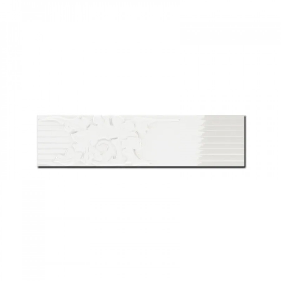 Плитка 30x10 Anna глянцевая белый однотонный Ladiva Сeramiche Плитка 30x10 Anna глянцевая белый однотонный Ladiva Сeramiche