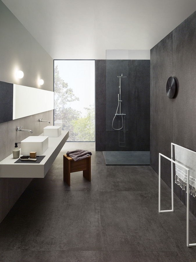 Керамогранит 260x120 Dark Slimtech Concreto матовая серый камень 6мм Lea Ceramiche Керамогранит 260x120 Dark Slimtech Concreto матовая серый камень 6мм Lea Ceramiche