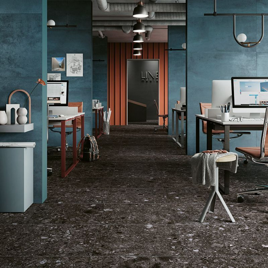 Керамогранит 60x30 Svart Naturale Norr натуральная черный камень Mirage Керамогранит 60x30 Svart Naturale Norr натуральная черный камень Mirage