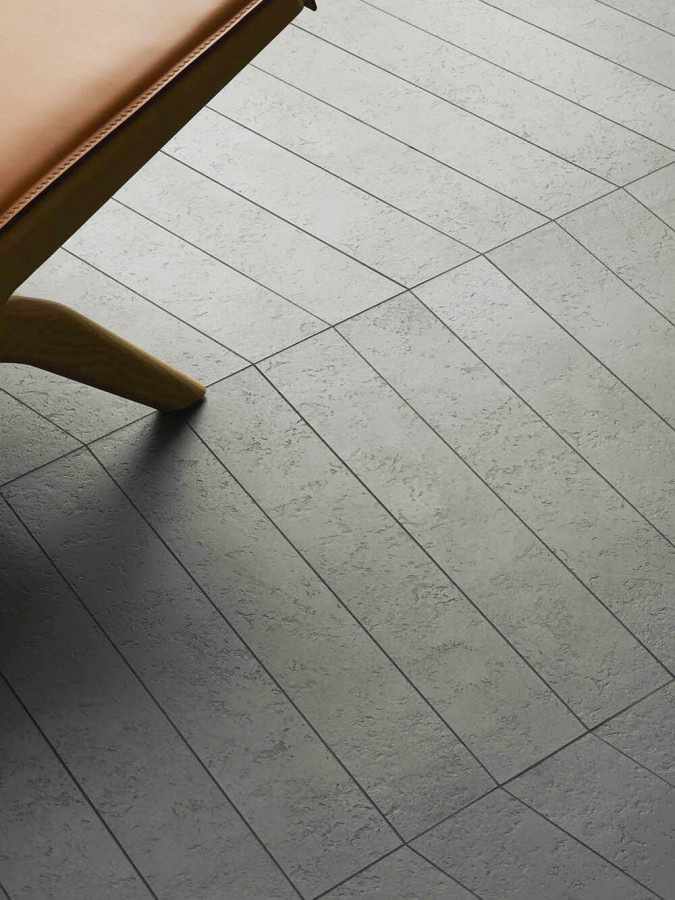 Керамогранит 57x10 Chevron Sx Ширина Цвет: Storm Kosei матовая серый однотонный 10мм Mutina Керамогранит 57x10 Chevron Sx Ширина Цвет: Storm Kosei матовая серый однотонный 10мм Mutina