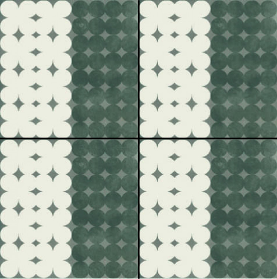 Керамогранит 20x20 Trevo Nero Matt Azulej матовая белый камень 10мм Mutina Керамогранит 20x20 Trevo Nero Matt Azulej матовая белый камень 10мм Mutina