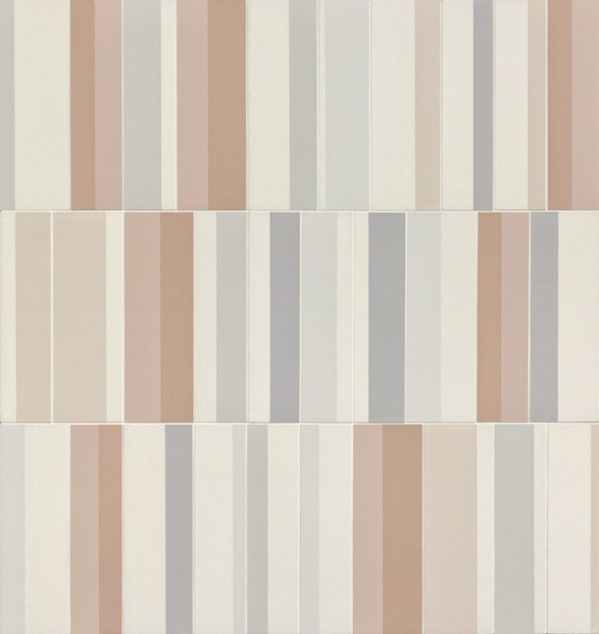 Керамогранит 30x8 Rose Blanc Bopi02 Piano матовая мультиколор в полоску Mutina Керамогранит 30x8 Rose Blanc Bopi02 Piano матовая мультиколор в полоску Mutina