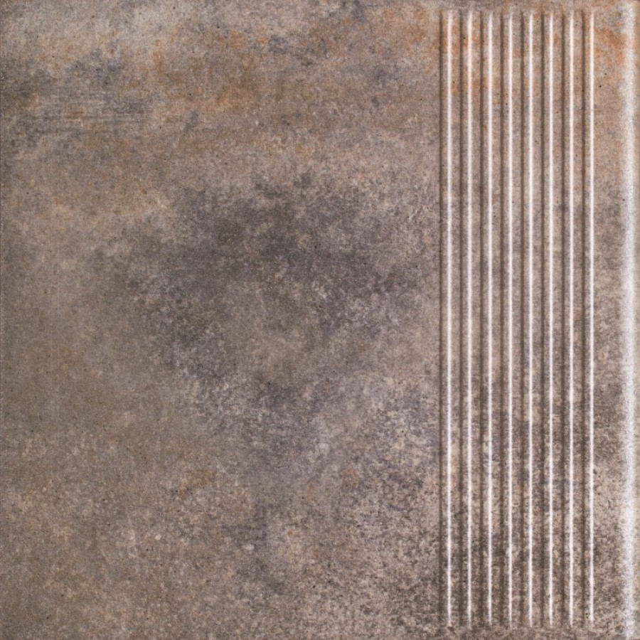 Плитка ступень 29x29 Виано серая матовая Ceramika Paradyz Плитка ступень 29x29 Виано серая матовая Ceramika Paradyz