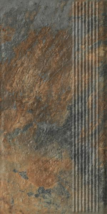 Плитка ступень 60x30 Ardis Rust Stopnica Prosta Struktura Mat B1a матовая Ceramika Paradyz Плитка ступень 60x30 Ardis Rust Stopnica Prosta Struktura Mat B1a матовая Ceramika Paradyz