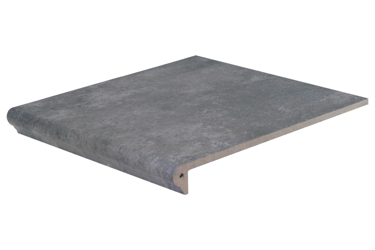 Плитка ступень 32x31 Atrium Dunkelgrau Florentiner-Stufe матовая Westerwalder Плитка ступень 32x31 Atrium Dunkelgrau Florentiner-Stufe матовая Westerwalder