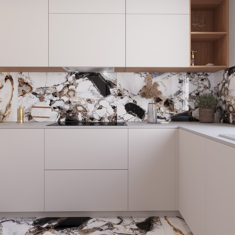 Керамогранит 120x60 8мм хай глосс HG2002-A Grande Crystal белый камень Arcadia Ceramica Керамогранит 120x60 8мм хай глосс HG2002-A Grande Crystal белый камень Arcadia Ceramica