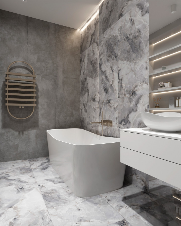 Керамогранит 120x60 8мм полированная FP1026-A Invisible Onyx Grey серый оникс Arcadia Ceramica Керамогранит 120x60 8мм полированная FP1026-A Invisible Onyx Grey серый оникс Arcadia Ceramica