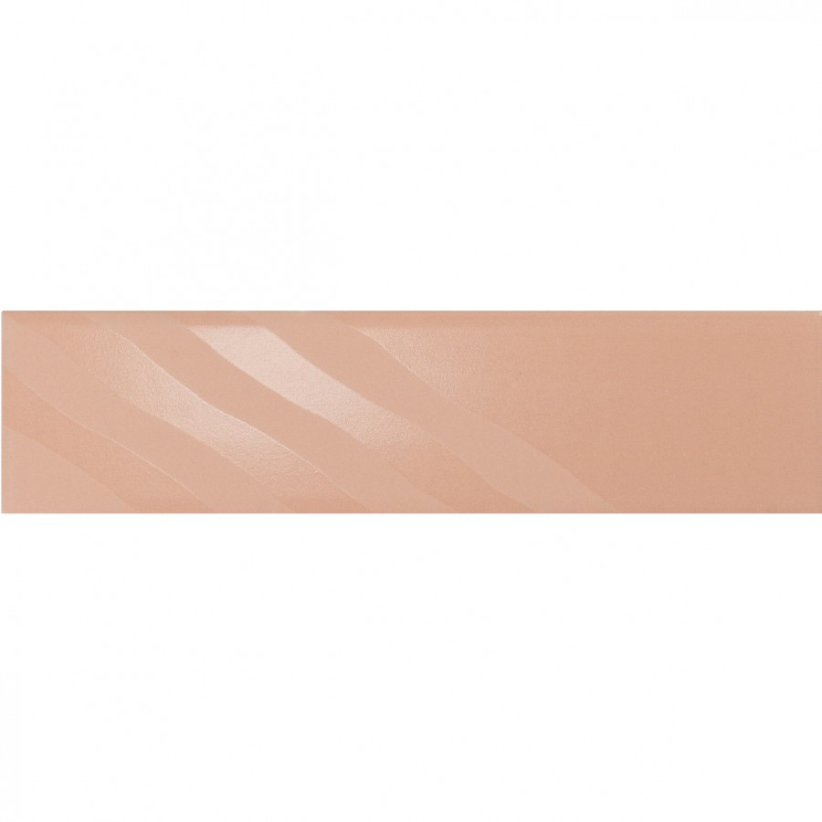Керамическая Rivera Soft Peach матовая объемная 30x8 8мм Smile Tile Керамическая Rivera Soft Peach матовая объемная 30x8 8мм Smile Tile